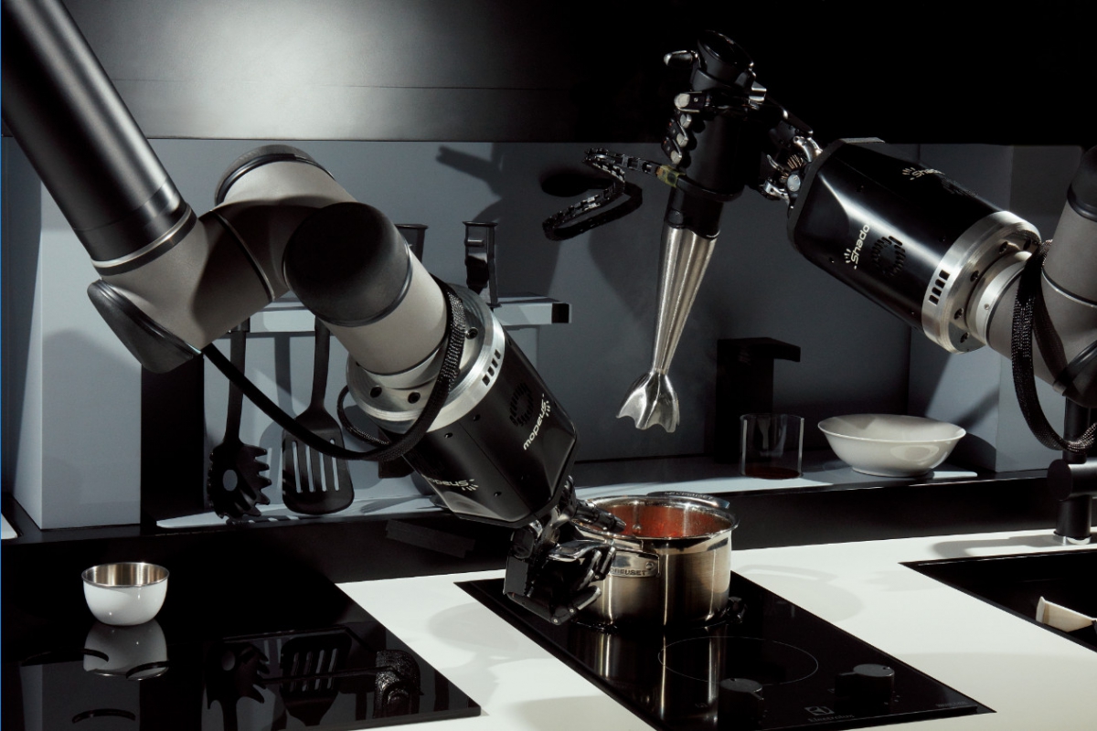 Для сборки робота который готовит блинчики. Робот Moley Robotics. Робот повар Moley. Двурукий робот-повар Moley. Moley Robotic Kitchen.