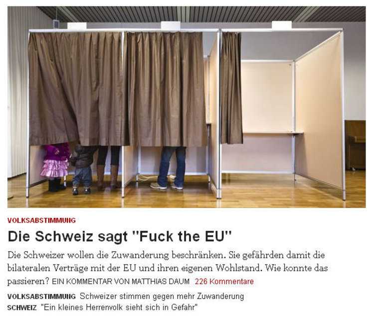 Скриншот немецкоязычного сайта Zeit Online 