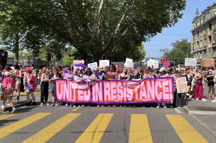 Начало марша в Берне