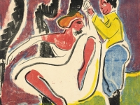 Эрнст Людвиг Кирхнер. Русские танцоры, 1909