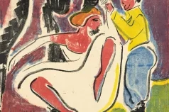 Эрнст Людвиг Кирхнер. Русские танцоры, 1909